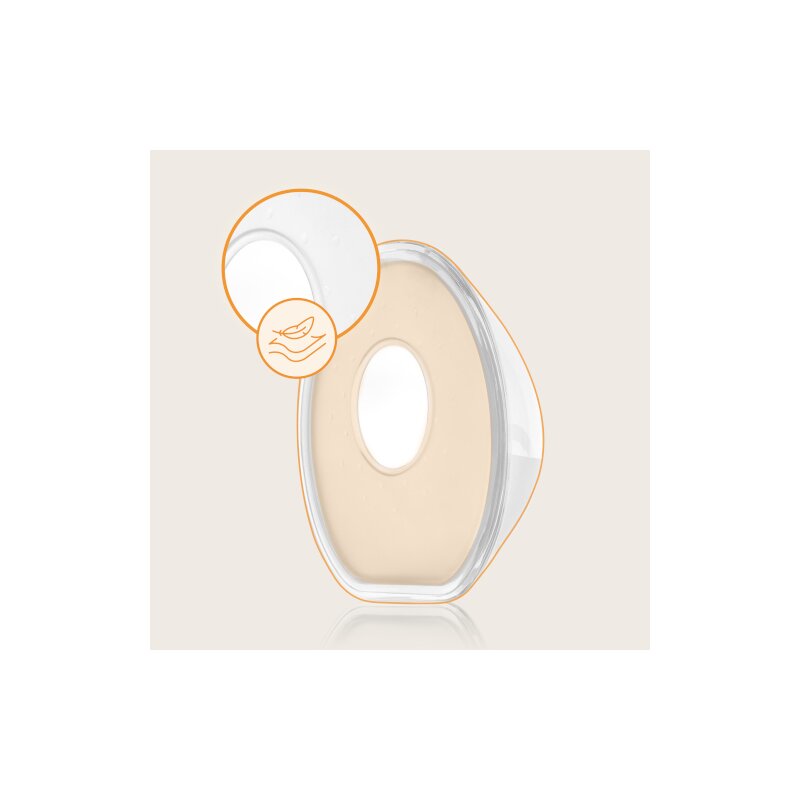 Colectoare san, Lionelo, 2 buc, 60 ml, fara BPA, Ergonomice, Compatibile cu orice sutien, Transparent