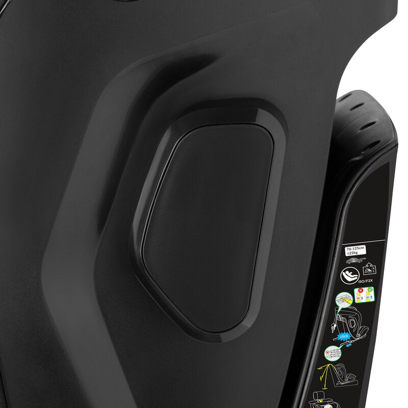 Scaun auto, Lionelo, Harper i-Size, Isofix, Cu centura TopTether, Cu spatar inclinabil in 5 pozitii, Cu tetiera reglabila in 13 pozitii, Cu tehnologie Dri Seat, Instalare cu fata inainte, 9-36 kg, 76-150 cm, Conform cu ECE R129, Gri - gogobaby.ro