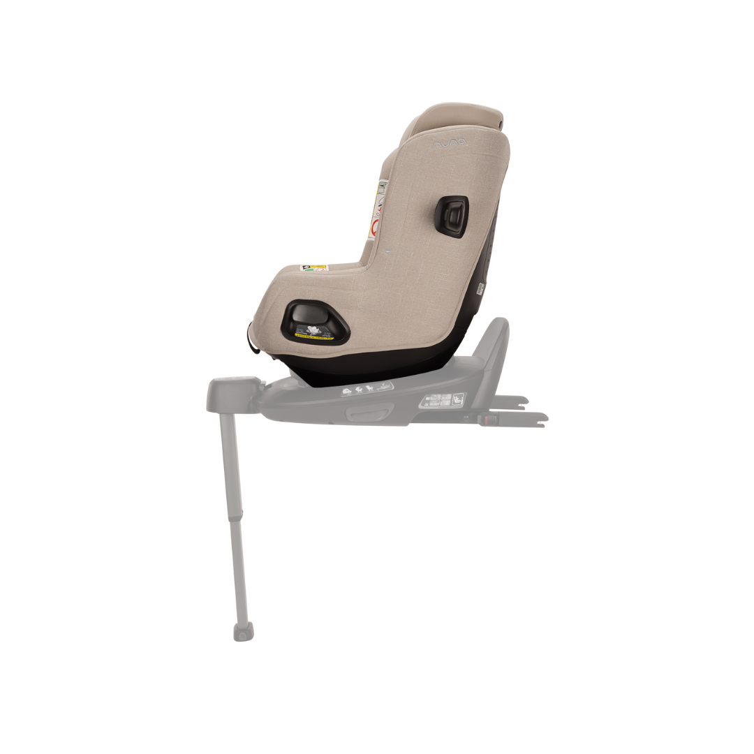 Nuna - Set Scaun auto rotativ i-Size TODL next Biscotti, 40-105 cm + Baza isofix BASE next i-Size pentru TODL next, testat ADAC - gogobaby.ro