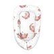 Cosulet bebelus, MimiNu, Pentru dormit, Baby Cocoon 75x55 cm, Husa 100% bumbac, Din bumbac certificat Oeko Tex Standard 100, Design, Betty