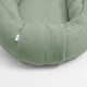 Cosulet bebelus, New Baby, Pentru dormit, Baby Nest 80 x 50 cm, Din muselina, Din materiale certificate Oeko Tex Standard 100, Salvia