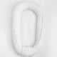 Cosulet bebelus, New Baby, Pentru dormit, Baby Nest 80 x 50 cm, Din muselina, Din materiale certificate Oeko Tex Standard 100, White