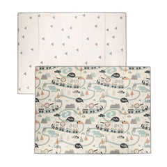 Covoras de joaca, FreeON, Magic Road, Cu doua fete, Pliabil, Protectie impotriva loviturilor, 200x150 cm, 0 luni+, Multicolor
