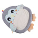 Covoras educational, Playgro, Penguin, Pentru copii, Interactiv, Multifunctional, Pentru activitati fizice, Cu elemente detasabile, 0 luni+, Snuggle Me Penguin Tummy Time Gym-Bag