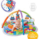 Covoras educational, Playgro, Pentru copii, Interactiv, Multifunctional, Pentru activitati fizice, Cu elemente detasabile, 0 luni+, Clip Clop Musical Activity Gym