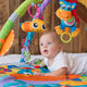 Covoras educational, Playgro, Pentru copii, Interactiv, Multifunctional, Pentru activitati fizice, Cu elemente detasabile, 0 luni+, Clip Clop Musical Activity Gym