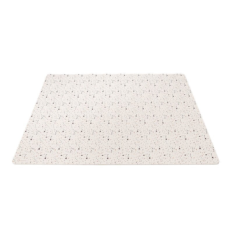 Covoras educativ, Lionelo, Yoka, Din spuma XPE non-toxica, Tip puzzle, 6 piese, Cu doua fete, Suprafata antiderapanta, 173x116 cm, Grosime 1.5 cm, Bej