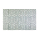 Covoras educativ, Petite&Mars, Campy L, Din spuma XPE non-toxica, Cu doua fete, Suprafata antiderapanta, 130x200 cm, Pliabil compact 40×32×21 cm, Model animalute si forme geometrice