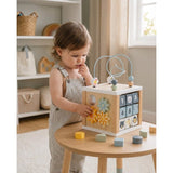 Cub activitati, Baby Mix, Din lemn, Ocean Montessori