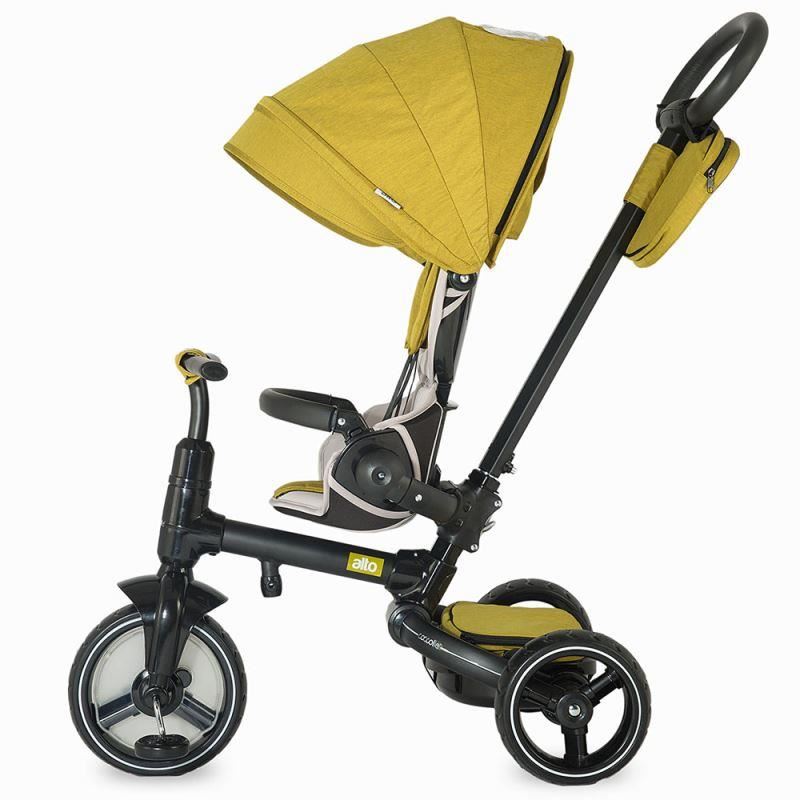 Tricicleta multifunctionala COCCOLLE Alto mustar - gogobaby.ro