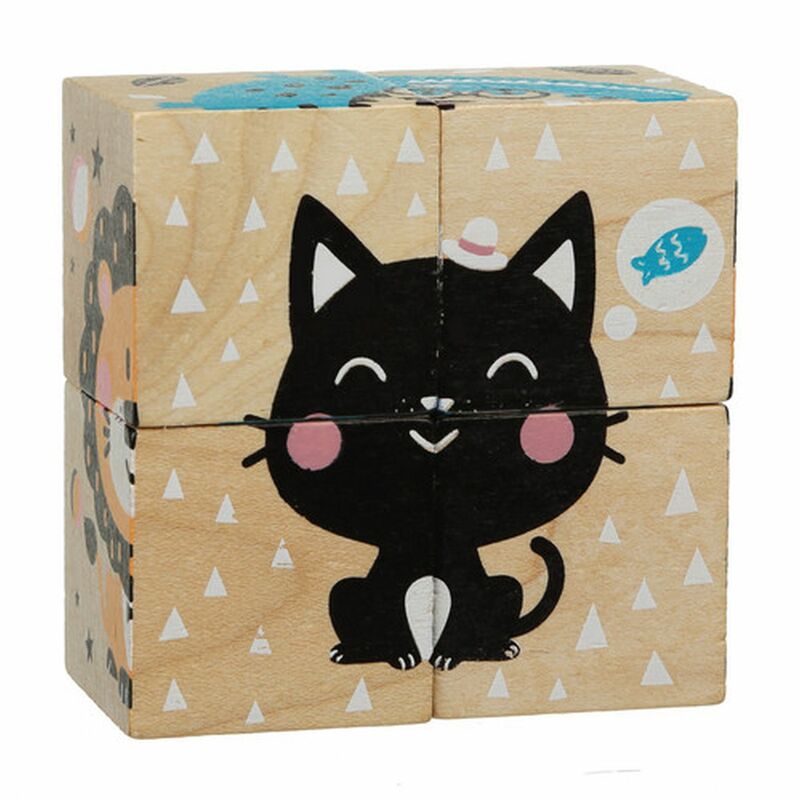 Jucarie din lemn, Cubika, Puzzle din lemn 