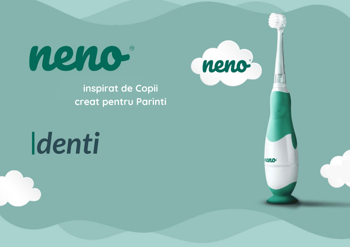 Neno – Periuta electrica Denti, cu 4 accesorii suplimentare - gogobaby.ro