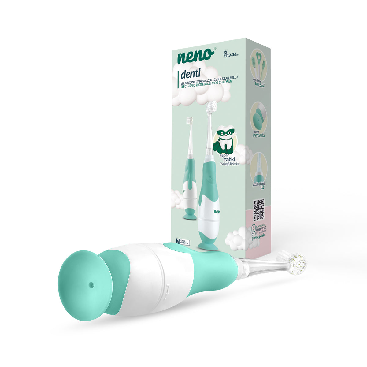 Neno – Periuta electrica Denti, cu 4 accesorii suplimentare - gogobaby.ro