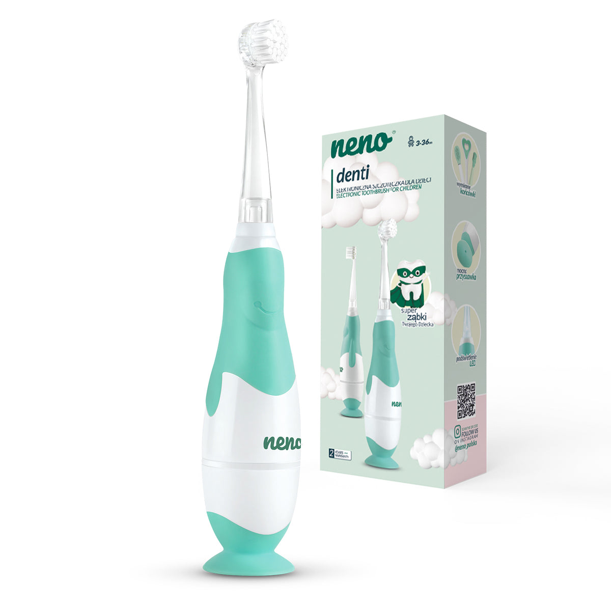 Neno – Periuta electrica Denti, cu 4 accesorii suplimentare - gogobaby.ro