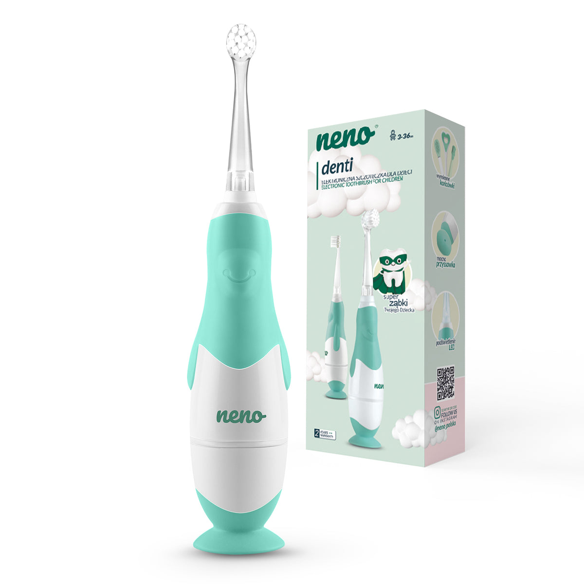 Neno – Periuta electrica Denti, cu 4 accesorii suplimentare - gogobaby.ro