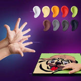 Set pictura cu argila usoara, 29*29 cm - Pug Dog