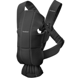 BabyBjorn - Marsupiu anatomic Mini, cu pozitii multiple de purtare, Black, Tesatura-Tricot
