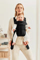 BabyBjorn - Marsupiu anatomic Mini, cu pozitii multiple de purtare, Black, Tesatura-Tricot