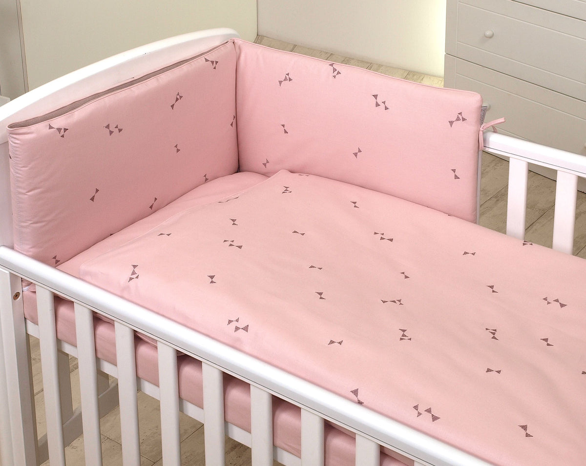 Aparatoare patut Pure Rose (2 fete), 180*35 cm - gogobaby.ro