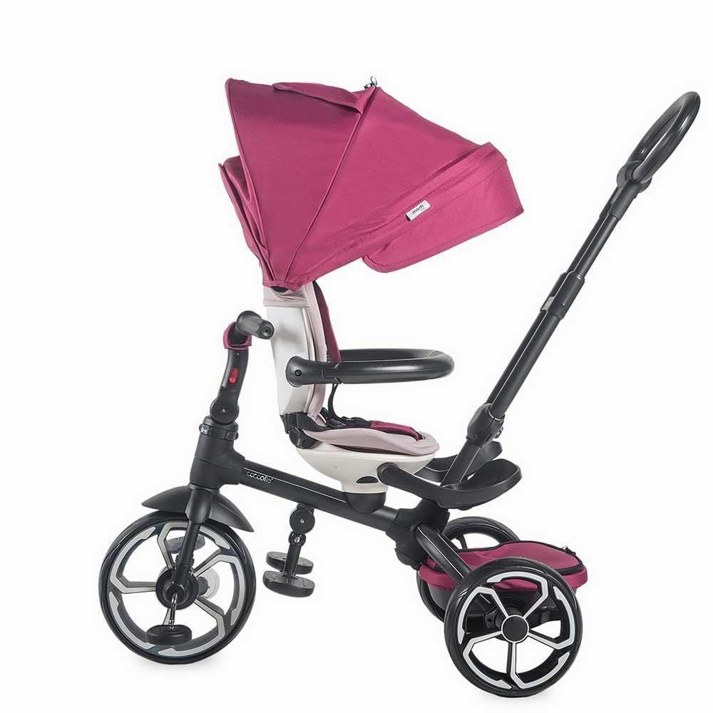 Tricicleta multifunctionala Coccolle Modi+ Violet - gogobaby.ro