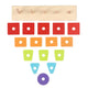 Jucarie din lemn, Cubika, Sortator Forme Geometrice 01