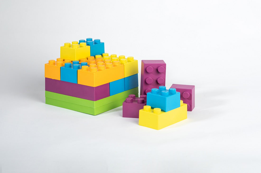 Set constructii, 19 piese, eKoala, BIOplastic - gogobaby.ro