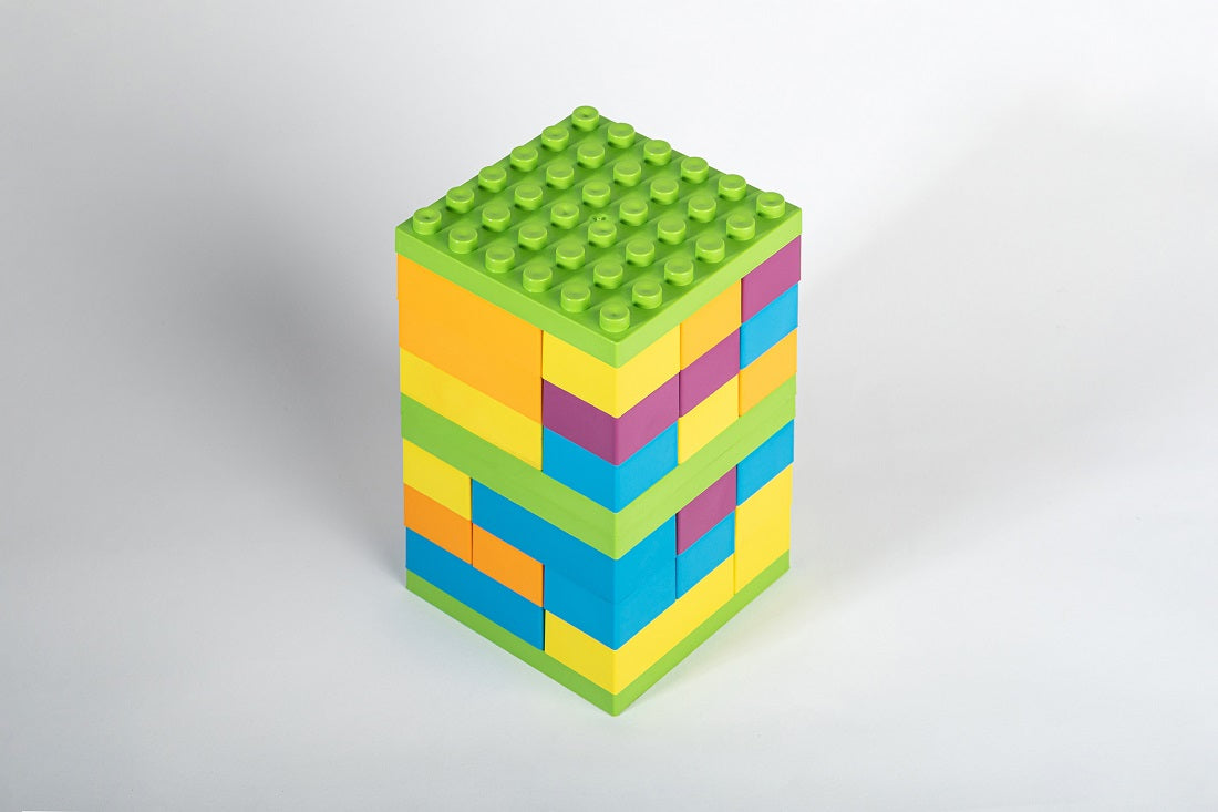 Set constructii, 38 piese, eKoala, BIOplastic - gogobaby.ro