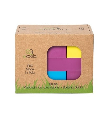 Set constructii, 19 piese, eKoala, BIOplastic - gogobaby.ro