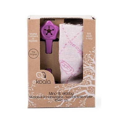 Set Swaddle si suport de prindere baveta, eKoala, Purple - gogobaby.ro
