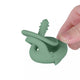 Inel gingival din silicon, Mombella - Elefant Verde