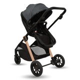 Carucior transformabil 2in1, Appekids Elite - Navy Grey