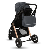 Carucior transformabil 2in1, Appekids Elite - Navy Grey