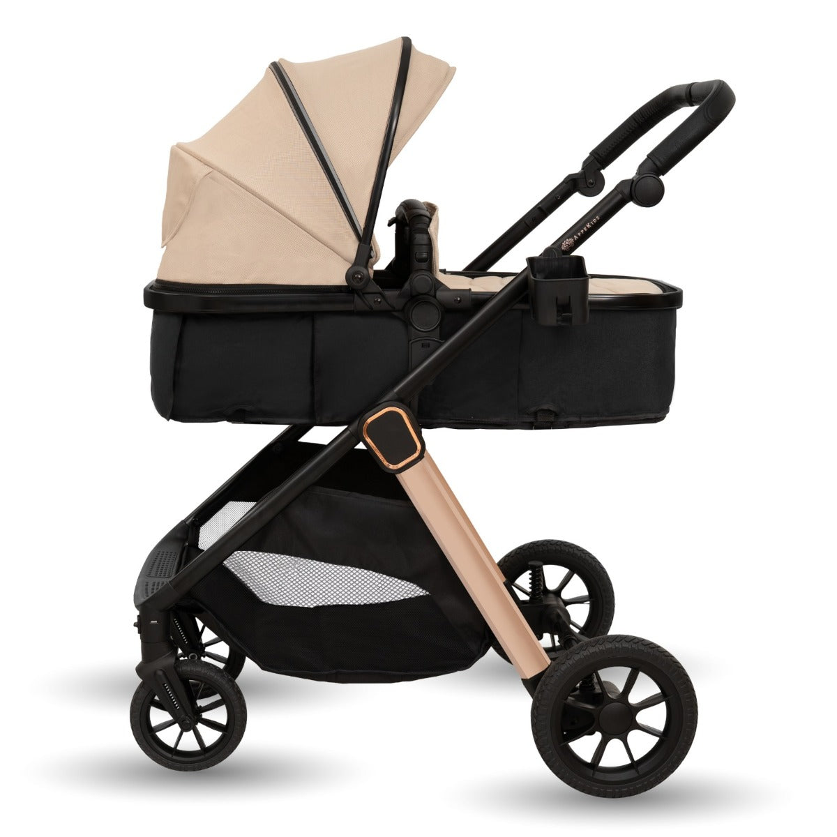 Carucior transformabil 2in1, Appekids Elite - Sand - gogobaby.ro