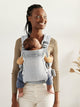 BabyBjorn - Marsupiu anatomic cu multiple pozitii de purtare colectia Harmony, 3D Mesh, Silver - Editie Limitata