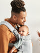 BabyBjorn - Marsupiu anatomic cu multiple pozitii de purtare colectia Harmony, 3D Mesh, Silver - Editie Limitata
