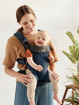 BabyBjorn - Marsupiu anatomic cu multiple pozitii de purtare colectia Harmony, 3D Mesh, Navy Blue - Editie Limitata