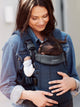 BabyBjorn - Marsupiu anatomic cu multiple pozitii de purtare colectia Harmony, 3D Mesh, Navy Blue - Editie Limitata
