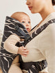 BabyBjorn - Marsupiu anatomic Mini, cu multiple pozitii de purtare, Anthracite/Landscape, Bumbac, Editie Limitata