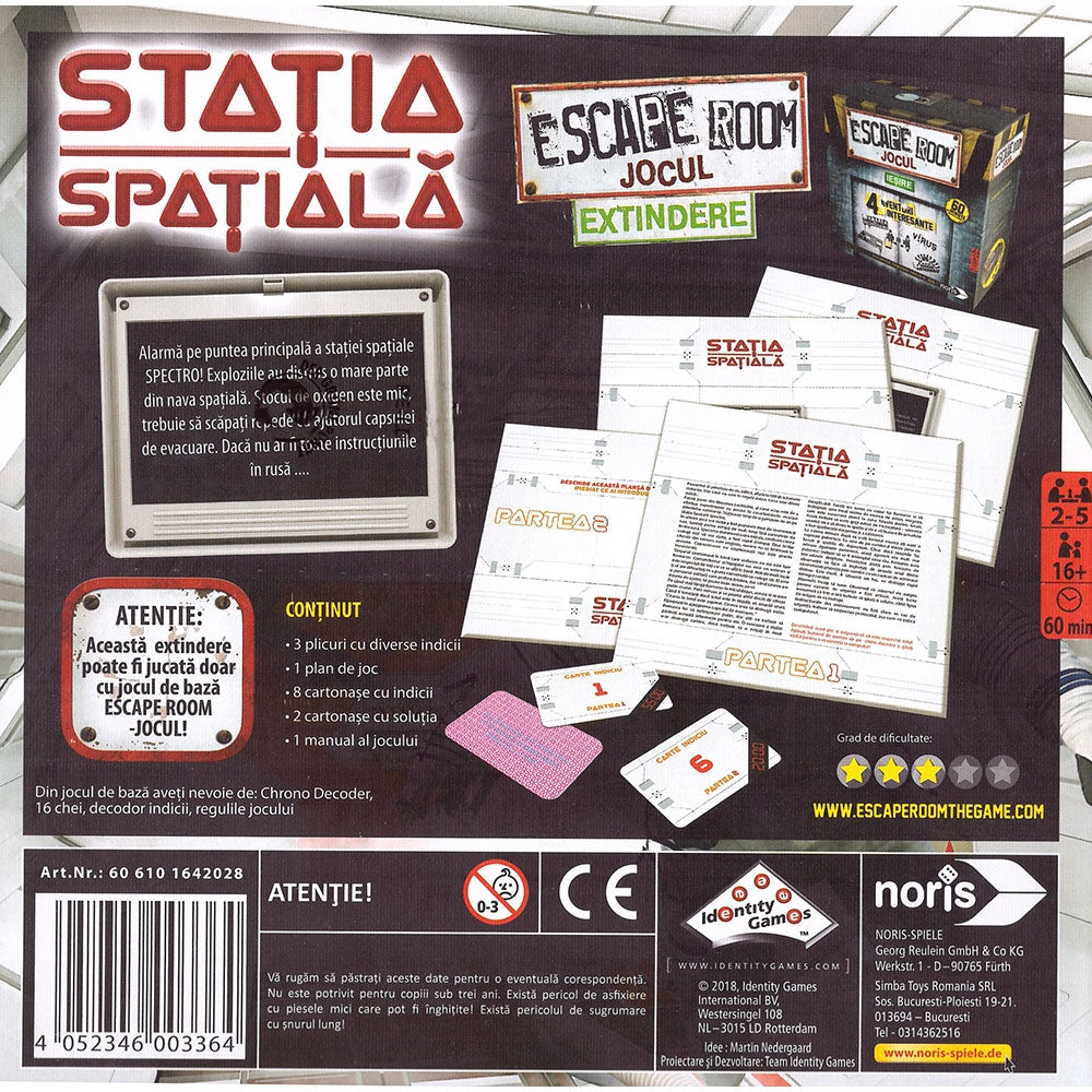 Extindere joc Noris Escape Room Statia Spatiala - gogobaby.ro