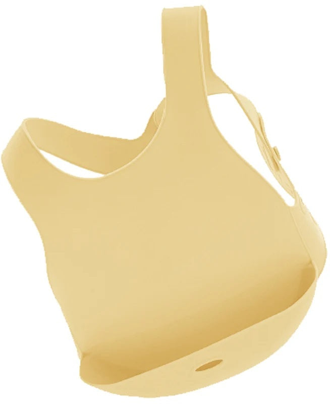 Baveta Flexi Bib Minikoioi, 100% Premium Silicone – Mellow Yellow - gogobaby.ro