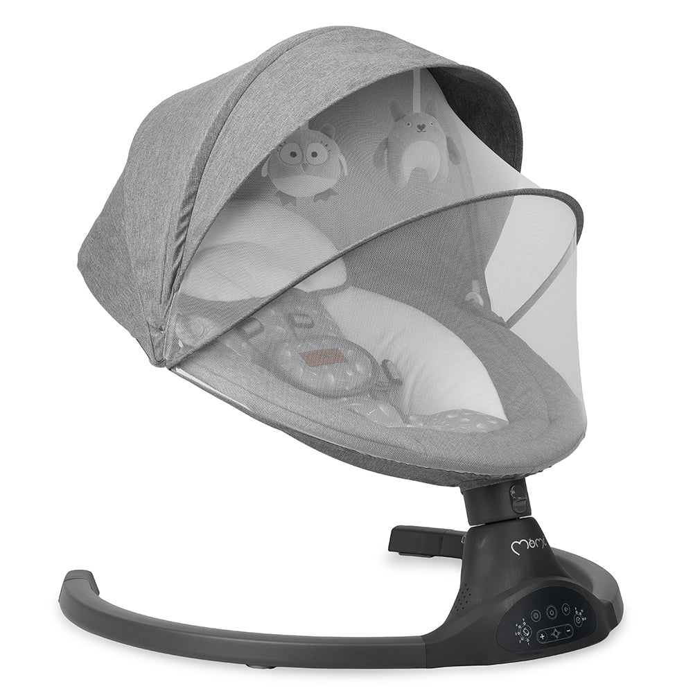 Balansoar electric MoMi Lami, Dark Grey - gogobaby.ro