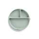 Farfurie BLW, Jane, Din silicon, Cu ventuze, 17 x 17 x 4 cm, BPA Free, Mint