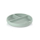 Farfurie BLW, Jane, Din silicon, Cu ventuze, 17 x 17 x 4 cm, BPA Free, Mint
