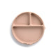 Farfurie BLW, Jane, Din silicon, Cu ventuze, 17 x 17 x 4 cm, BPA Free, Pale