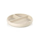 Farfurie BLW, Jane, Din silicon, Cu ventuze, 17 x 17 x 4 cm, BPA Free, Sand