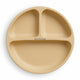 Farfurie compartimentata, Bocioland, Rotunda, Cu 3 compartimente, Fara BPA, 6-36 luni, Beige