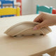 Farfurie compartimentata, Bocioland, Rotunda, Cu 3 compartimente, Fara BPA, 6-36 luni, Beige