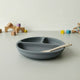Farfurie compartimentata, Bocioland, Rotunda, Cu 3 compartimente, Fara BPA, 6-36 luni, Dark grey