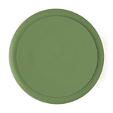 Farfurie compartimentata, Petite&Mars, Take&Match, Din silicon, Rotunda, Cu ventuza si 3 compartimente, Adecvata pentru masina de spalat vase si microunde, Nu absoarbe mirosuri, Fara BPA, 500 ml, 6 luni+, Sweet Pea, Verde