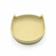 Farfurie in forma de pisicuta, Bocioland, Cu ventuze, Silicon, Fara BPA, 6-36 luni, Light Beige